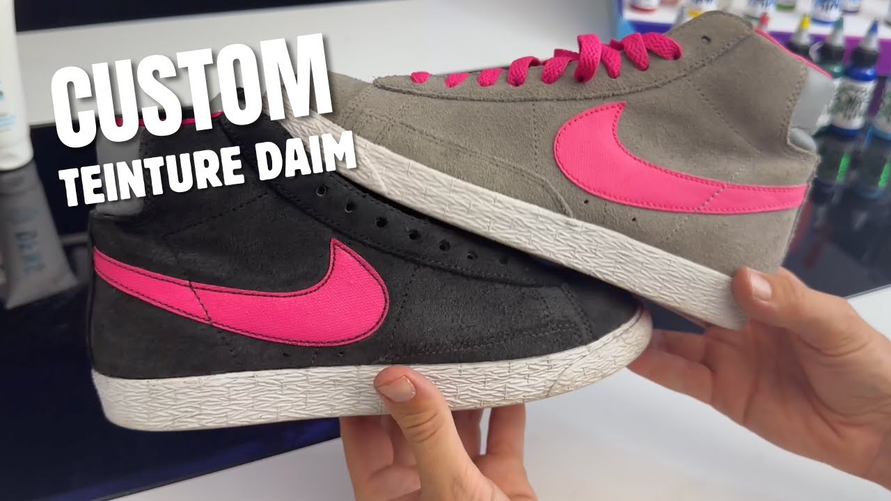 CHANGER LA COULEUR DE CHAUSSURES EN DAIM