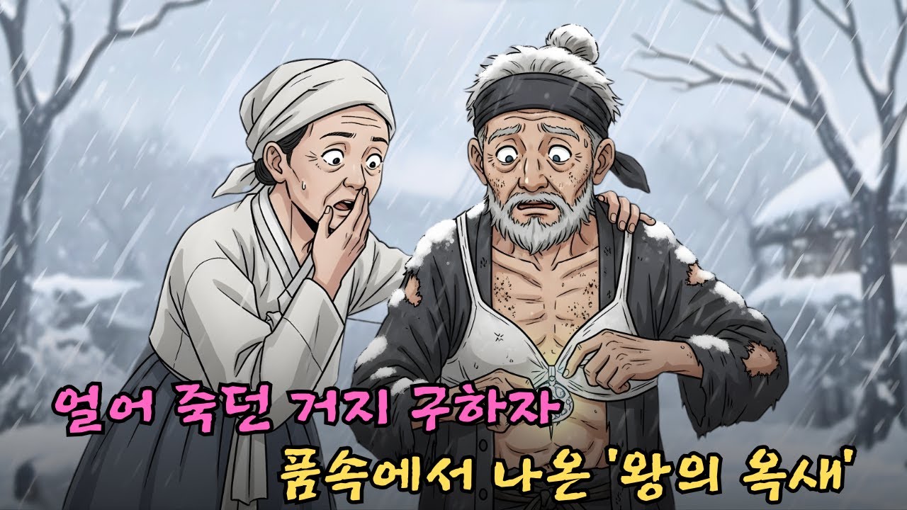 폭설 속 얼어 죽어가던 거지를 살려낸 과부, 그가 품속에서 꺼낸 충격적인 물건은? | 야담·민담