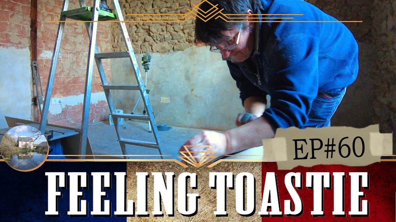 FINALLY, We're feeling Toastie! The Plasterboard Ceiling is Done 😎🔥 - Our French Renovation