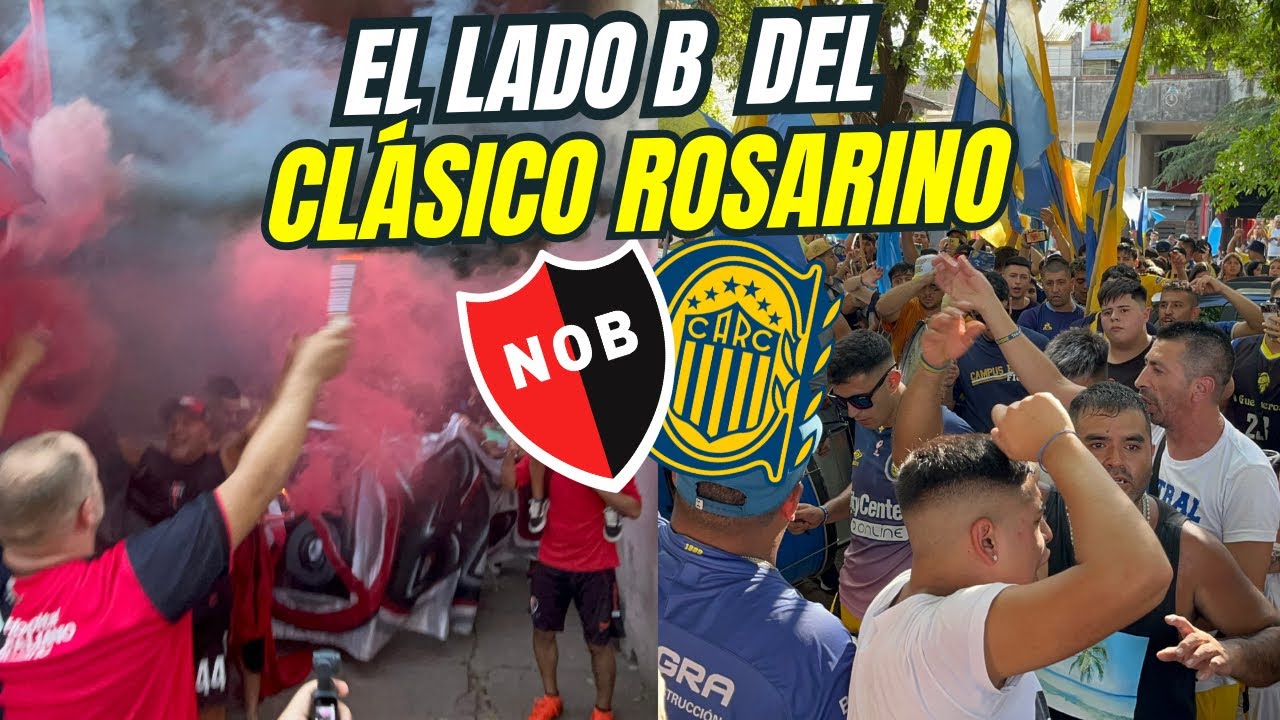 EL LADO B DEL CLASICO ROSARINO: las dos hinchadas juntas