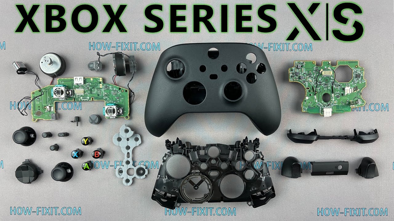 How to completely disassemble an Xbox Series X or Series S controller