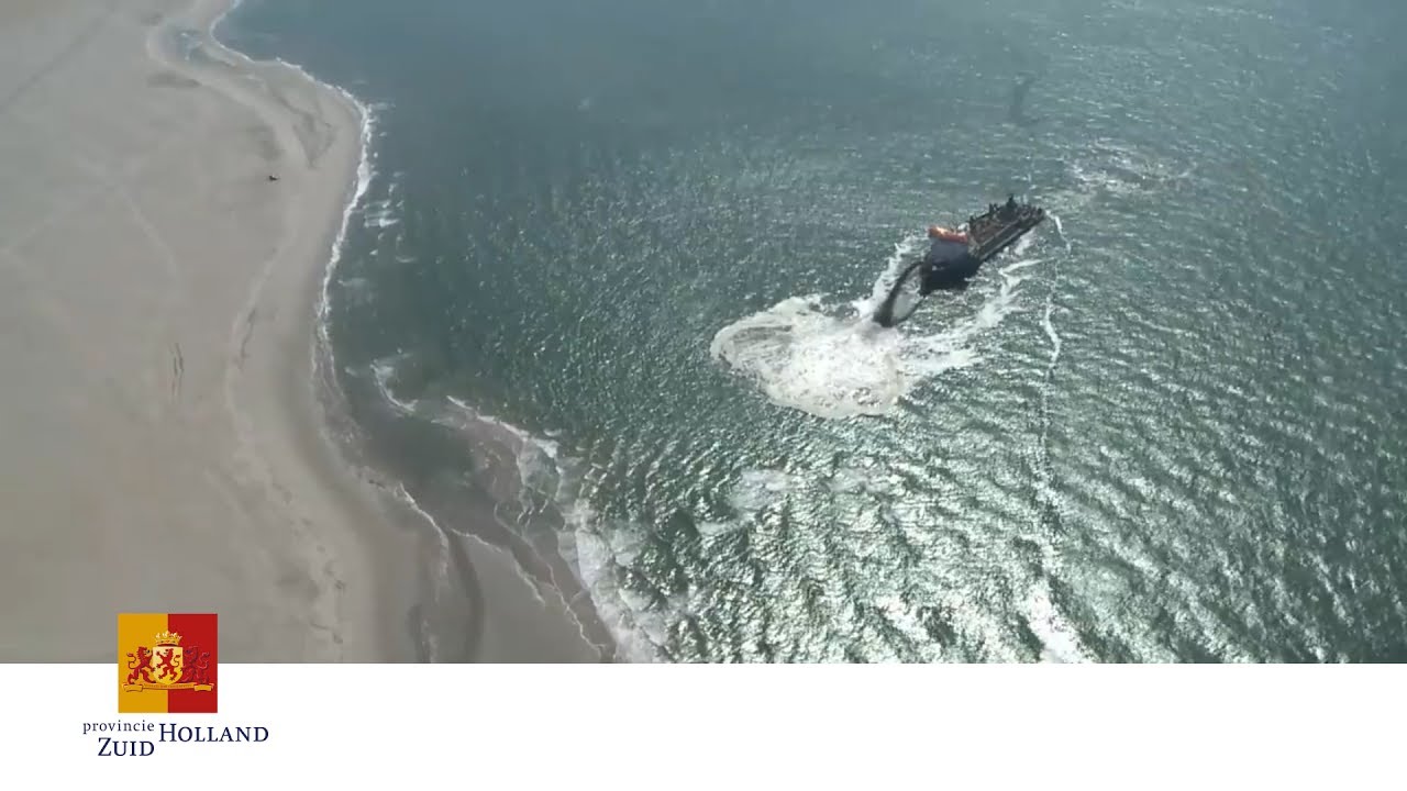 De Zandmotor voor de Kust van Zuid-Holland | Provincie Zuid-Holland
