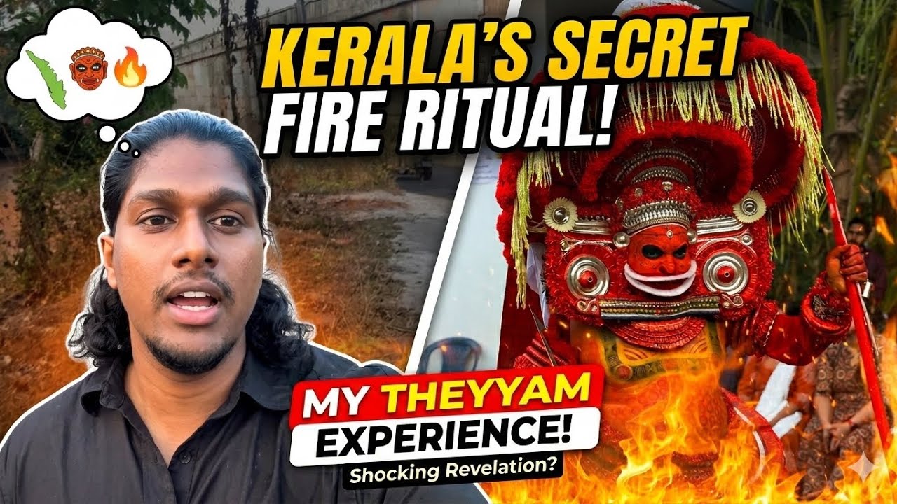 Alappuzha to kannur 400 km to watch theyyam. 🤯