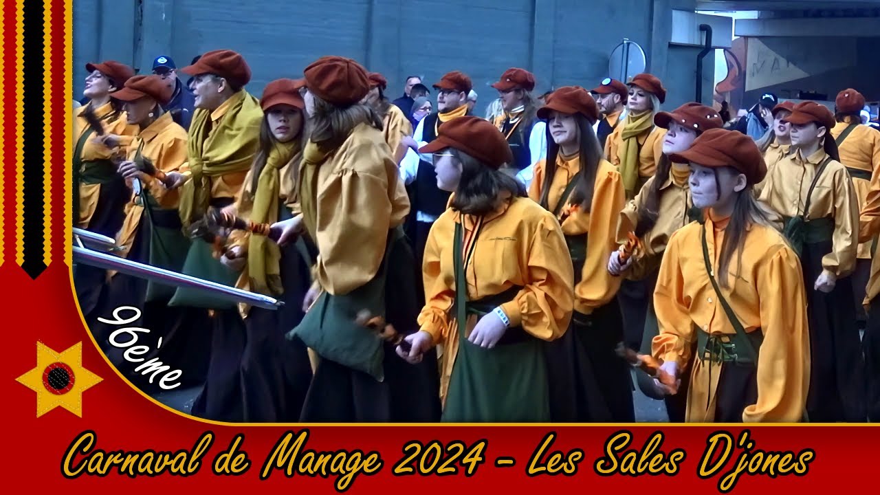 Carnaval de Manage 2024 - 7 Airs avec les Sales D'jones