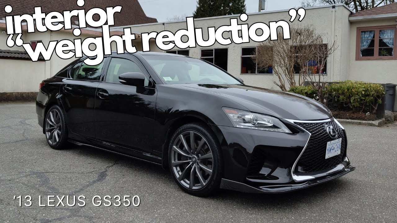 lexus gs350 interior trim wrap