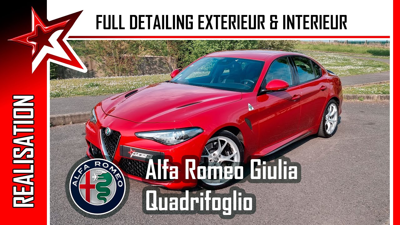 58 heures Full Detailing - Alfa Romeo Giulia Quadrifolglio - Vidéo 4K et chapitrée voir description