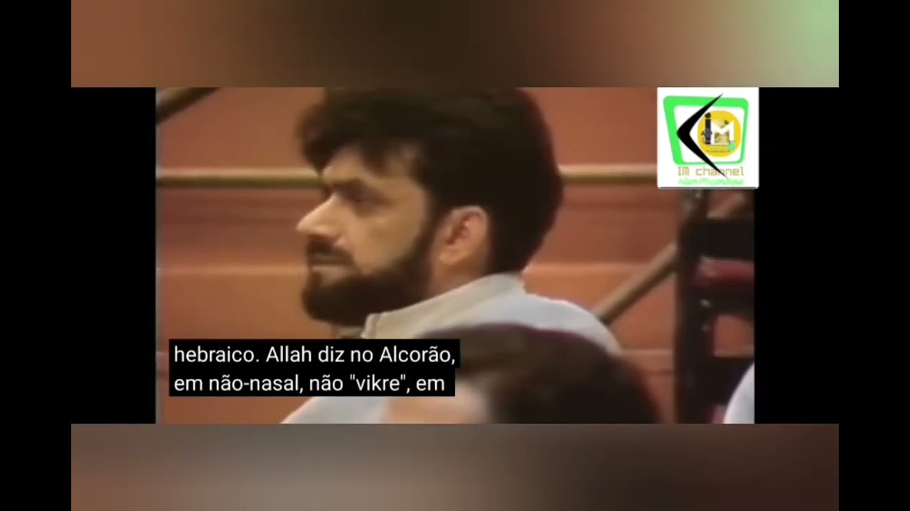 Muitos citam o “plural” para justificar a Trindade. Ahmad Deedat explícita 