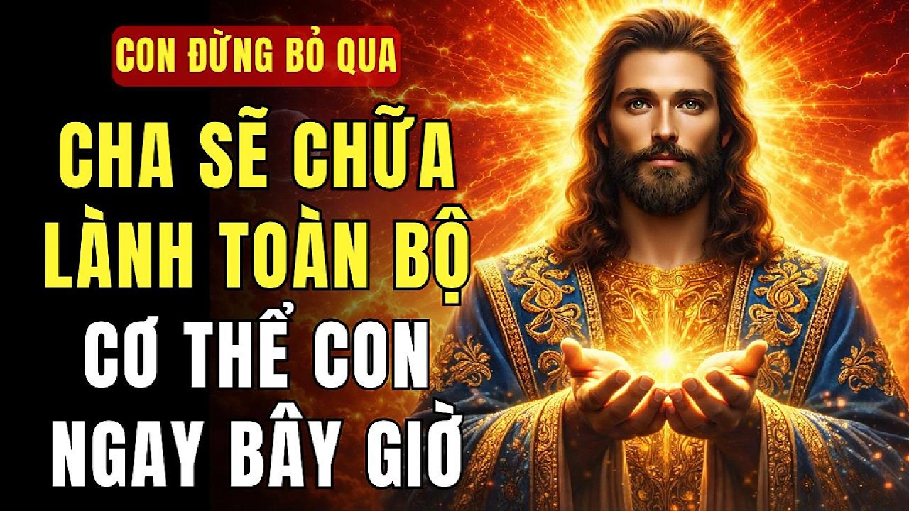 🔴 ĐỪNG BỎ QUA, CON ƠI… CHA SẼ CHỮA LÀNH TOÀN BỘ CƠ THỂ CON — NGAY BÂY GIỜ. | THÔNG ĐIỆP TỪ CHÚA