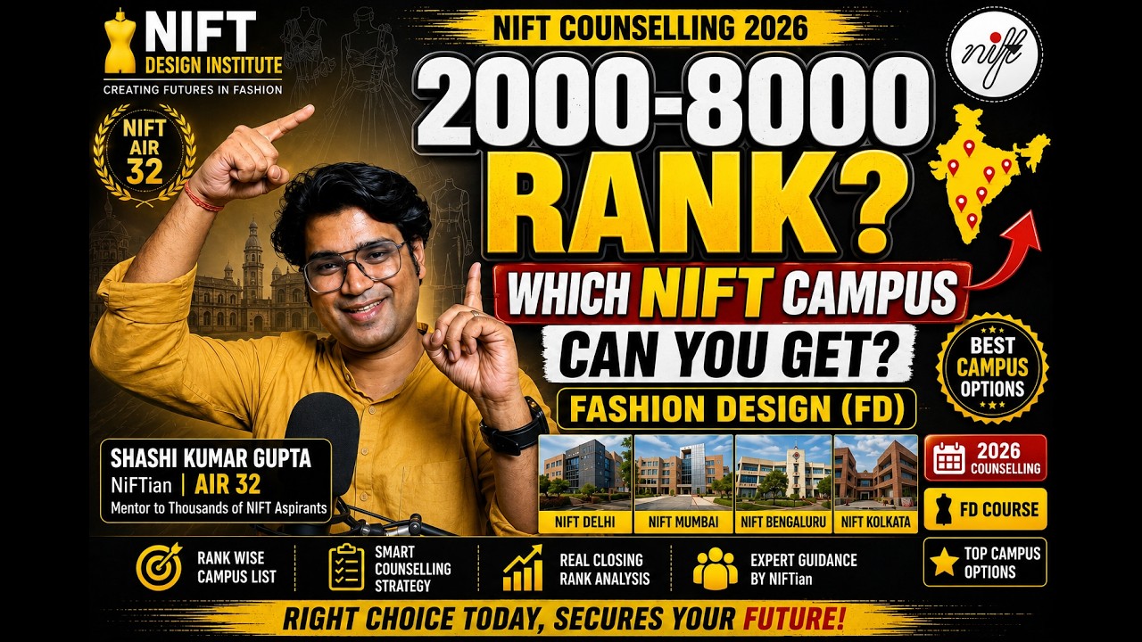 NIFT Counselling Process 2026 | CMR vs CR | NIFT Cutoff 2026 | Get Online Counselling Support