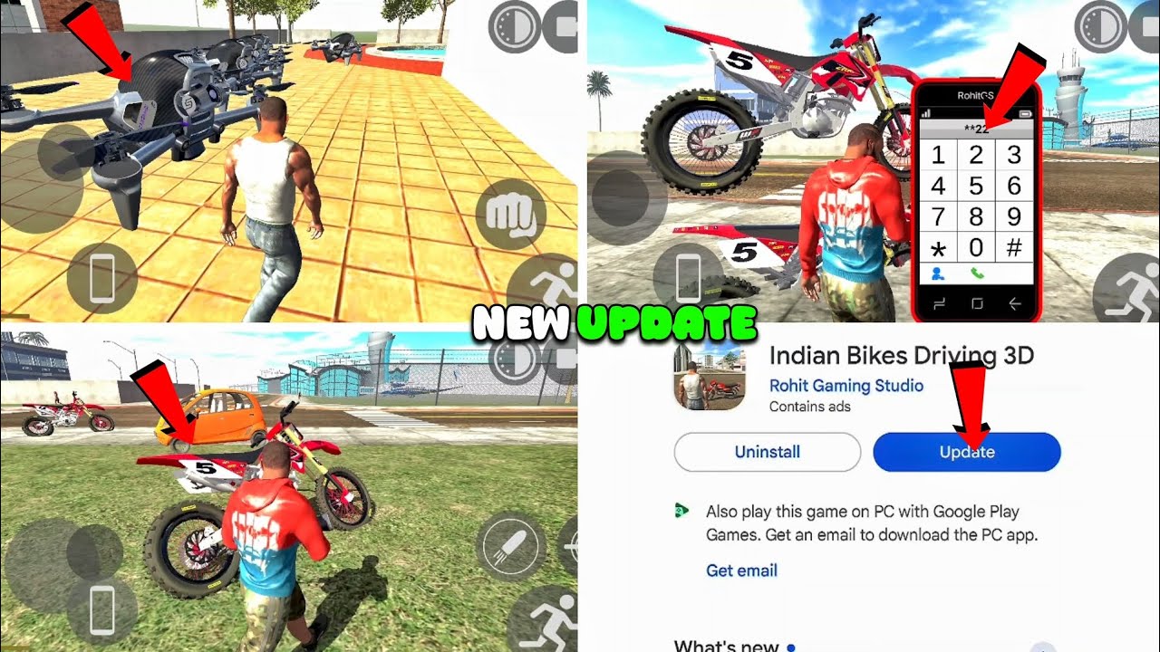 Hidden Features of New Update 2026 Indian Bikes Driving 3d | New Bike+Drone Craft CHEAT CODE update 