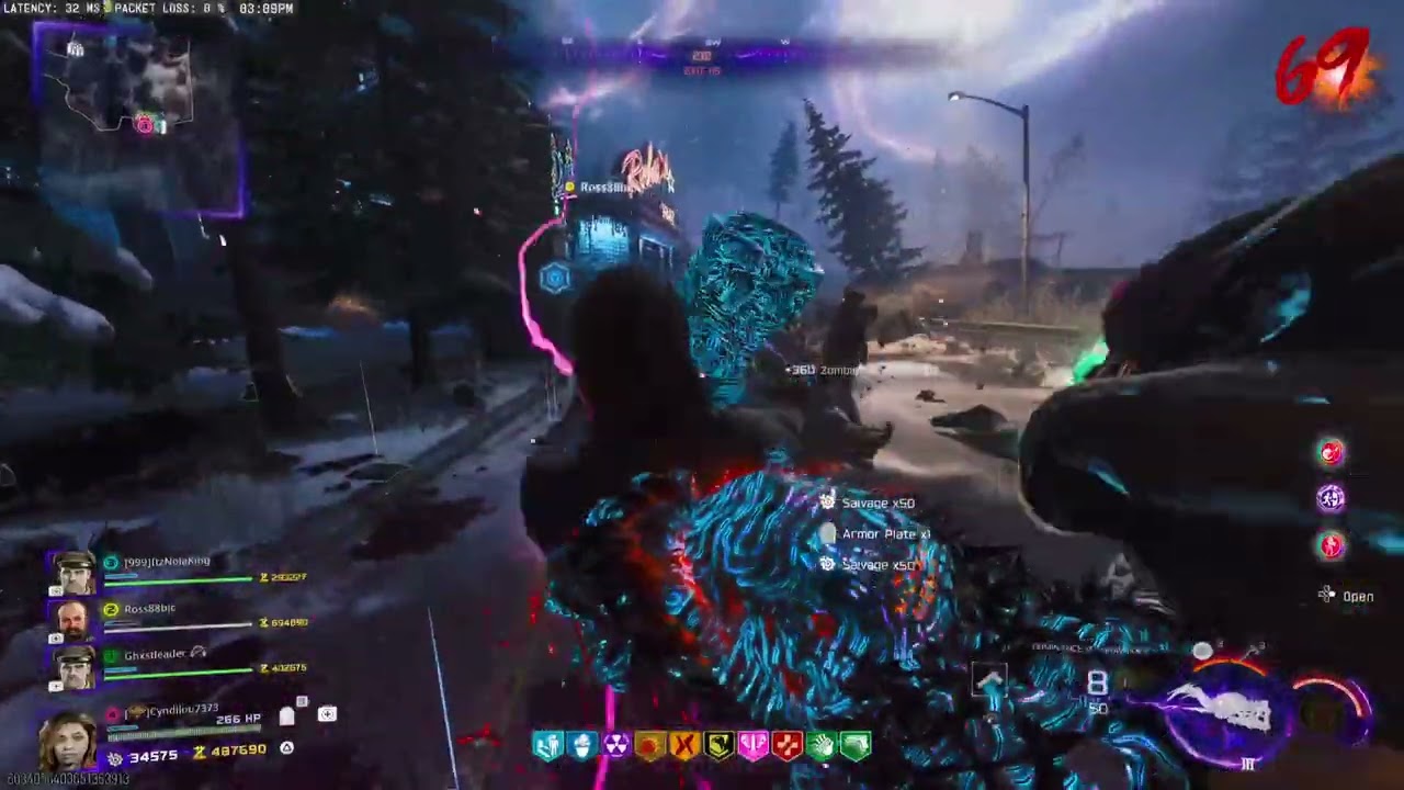 BO7 Zombies 💕😉 115 1st room 4p no gums (99) Part 2