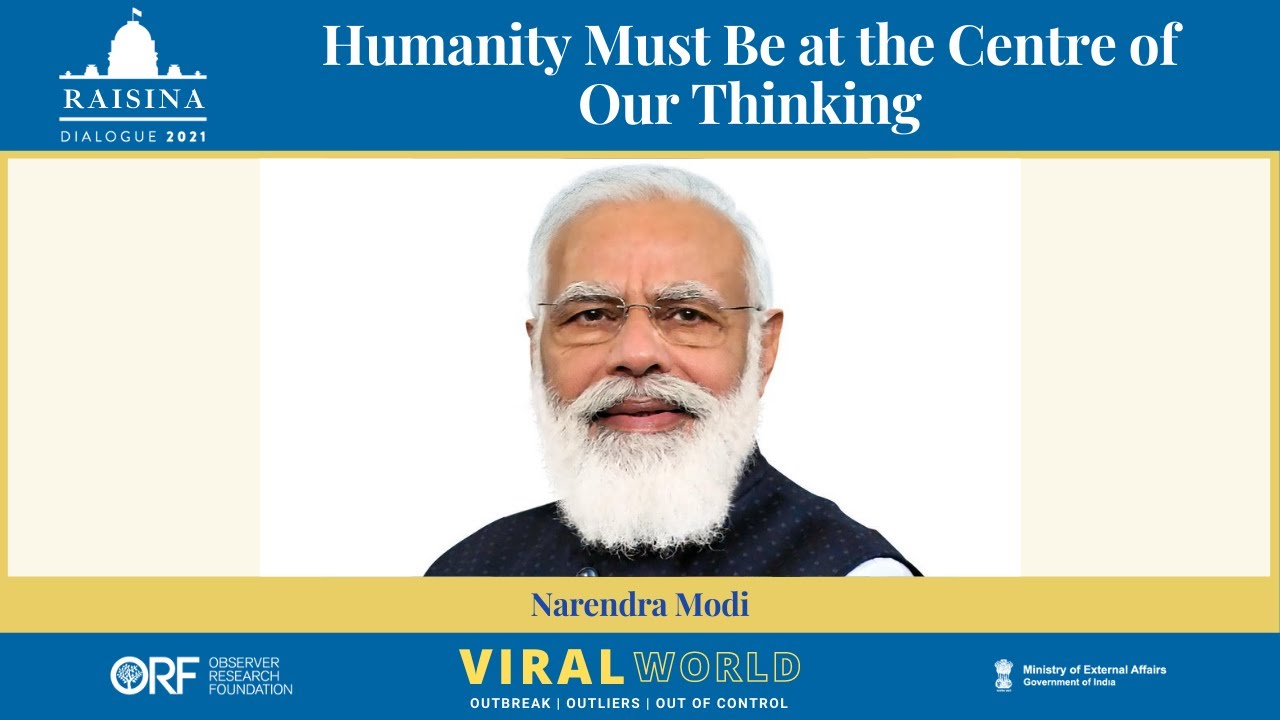 Humanity Must Be at the Centre of Our Thinking | Raisina Dialogue | Prime Minister Narendra Modi