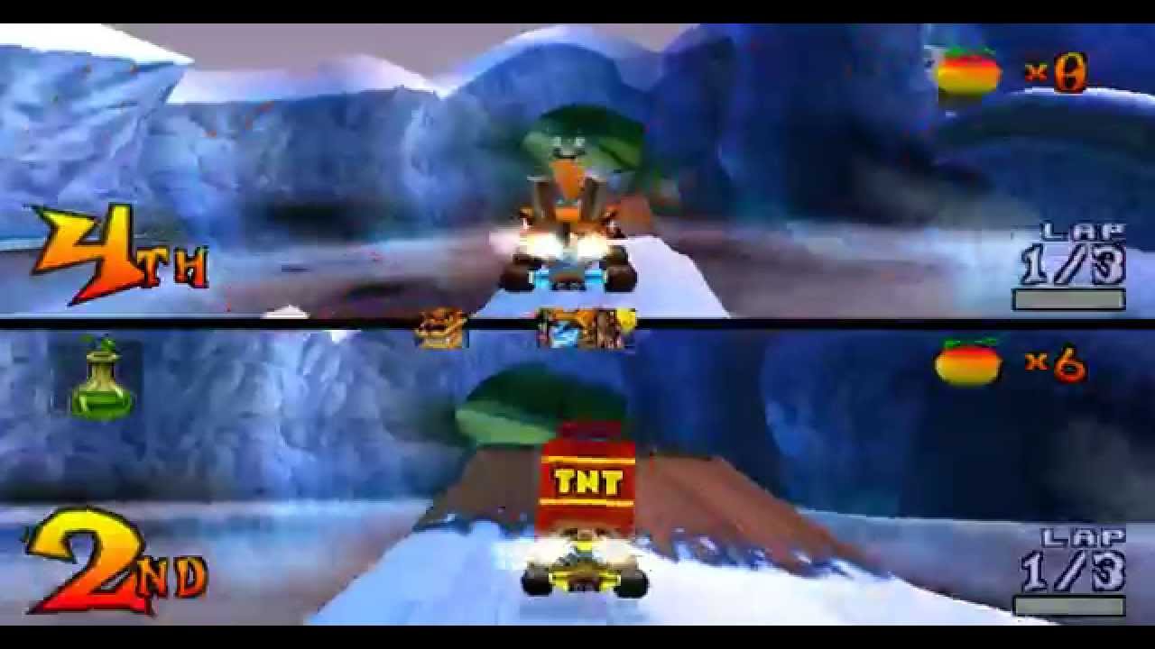 [ePSXe] Crash Team Racing - Crash Cup (Split Screen) (Hard)