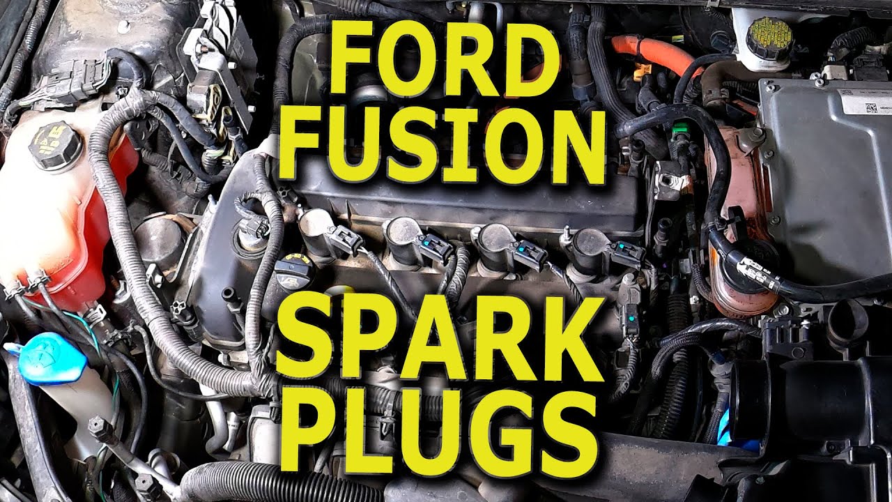 Замена свечей зажигания Ford Fusion 2.0L Hybrid 2015 своими руками
