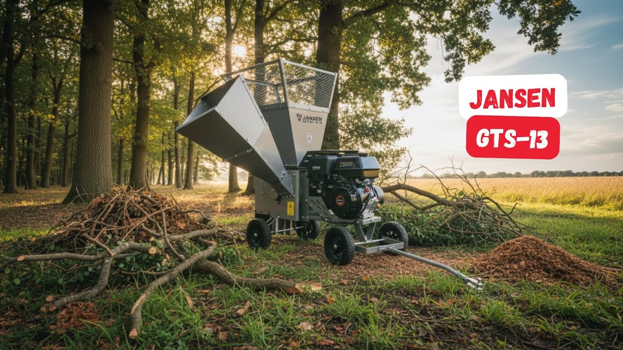 JANSEN GTS‑13 – Broyeur GTS 13 15 CV | Jardin & entretien des branches