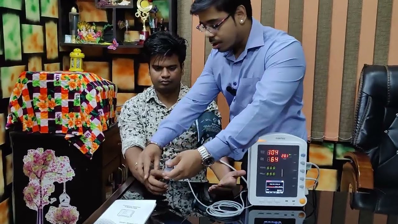 Contec cms 5100 patient monitor demo/contec 3 para monitor