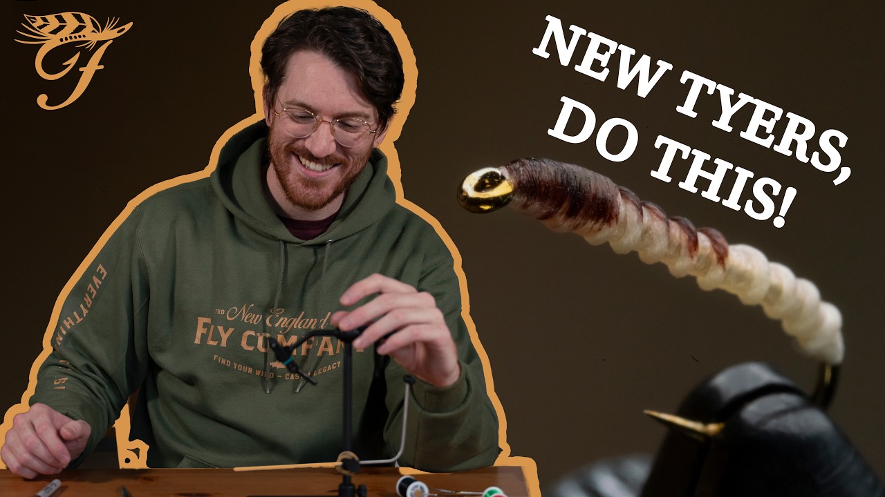 The BEST FLY for BEGINNERS - Single Material Fly Tying Tutorial