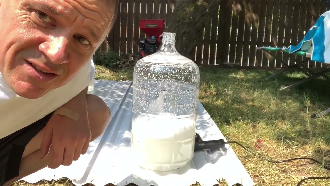 How to clean a carboy for home brewing in a minute or two with a power tool.