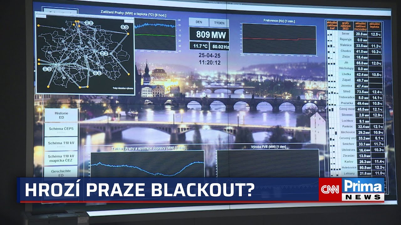 Praha není zabezpečena před blackouty, varuje Šándor. Hasiči radí, jak se připravit