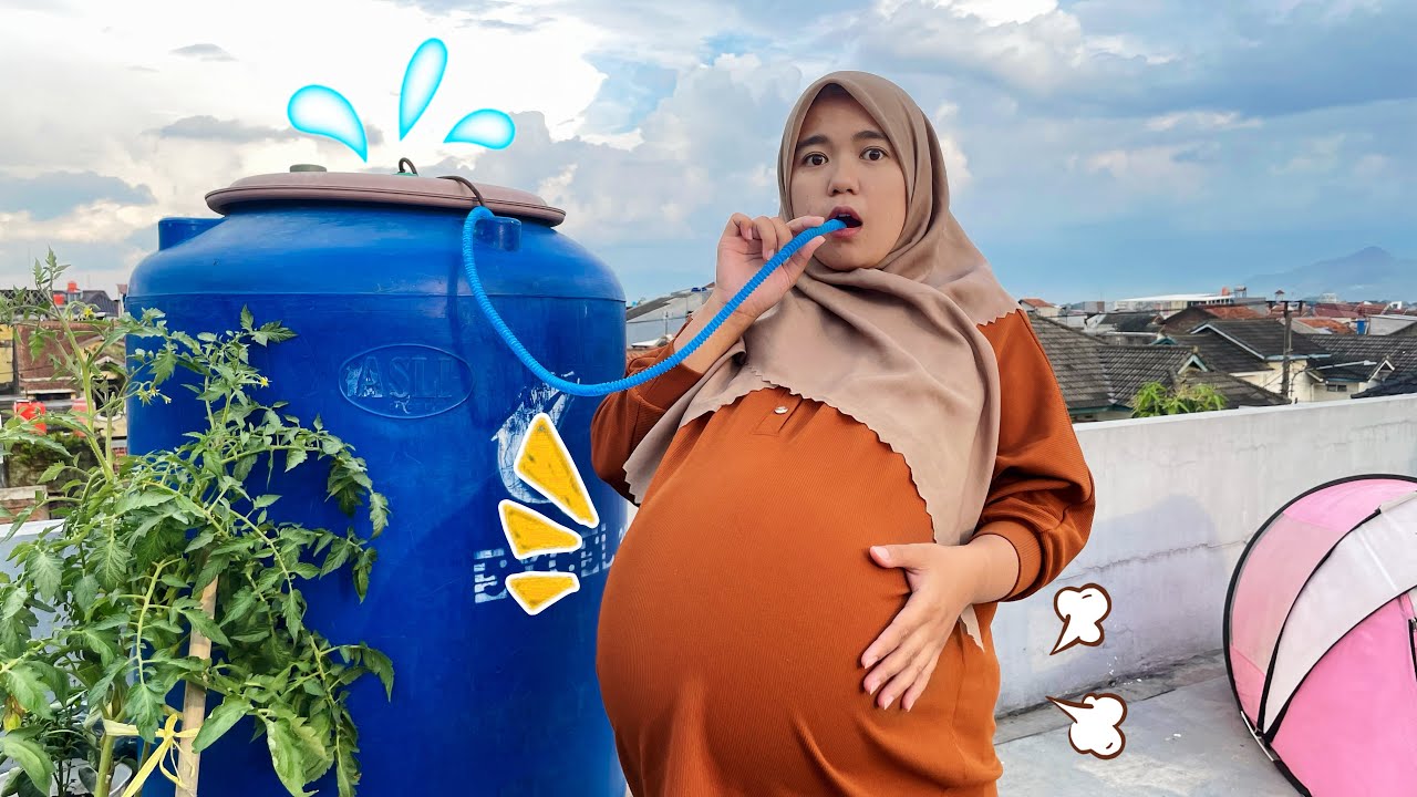 KAGET MINUM AIR DARI TOREN IBU HAMIL TIBA2 KONTRAKSI 😲
