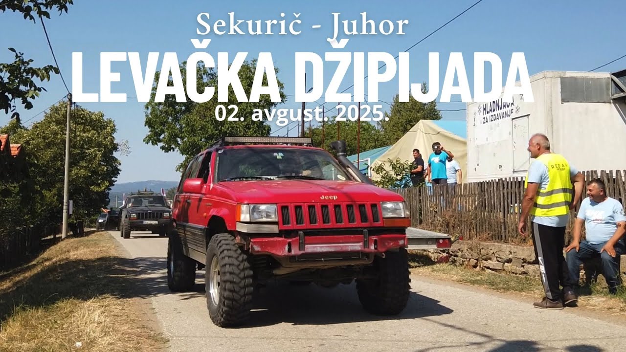 Levačka Džipijada - Sekurič Juhor 2025.(02.avgust.2025.)