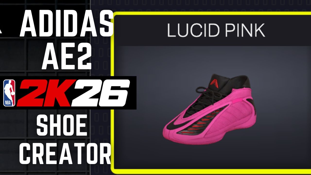 ADIDAS AE2 "LUCID PINK" NBA2K26 SHOE CREATOR