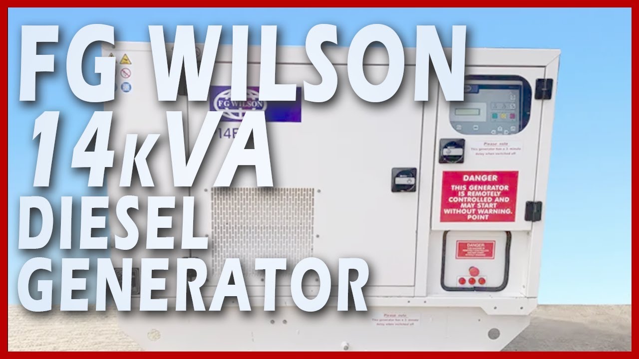 Used FG Wilson 14kVA Diesel Generator | #fgwilson Authorised Dealer