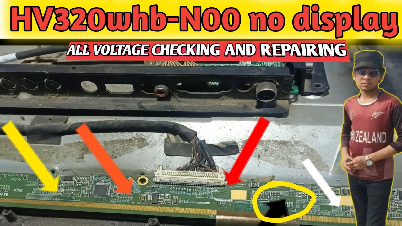hv320whb-n00 no display #ledpanelrepair #viralvideo | Lcd Panel Kaise Repair kre