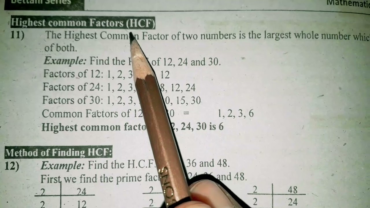 Maths Class 4th Prime & Composite number &HCF with Explaination||Top most imp MCQs for ETEA kPk||P#5
