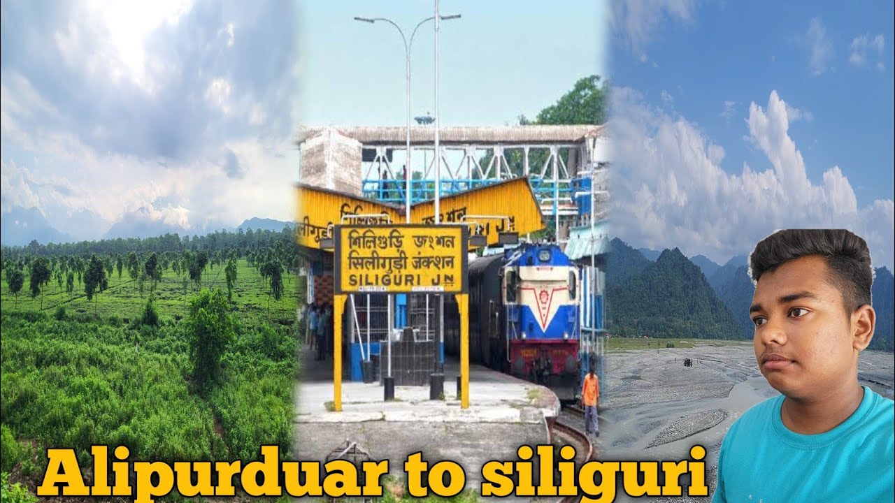 Alipurduar to Siliguri Train Journey|Dooars Train ride .