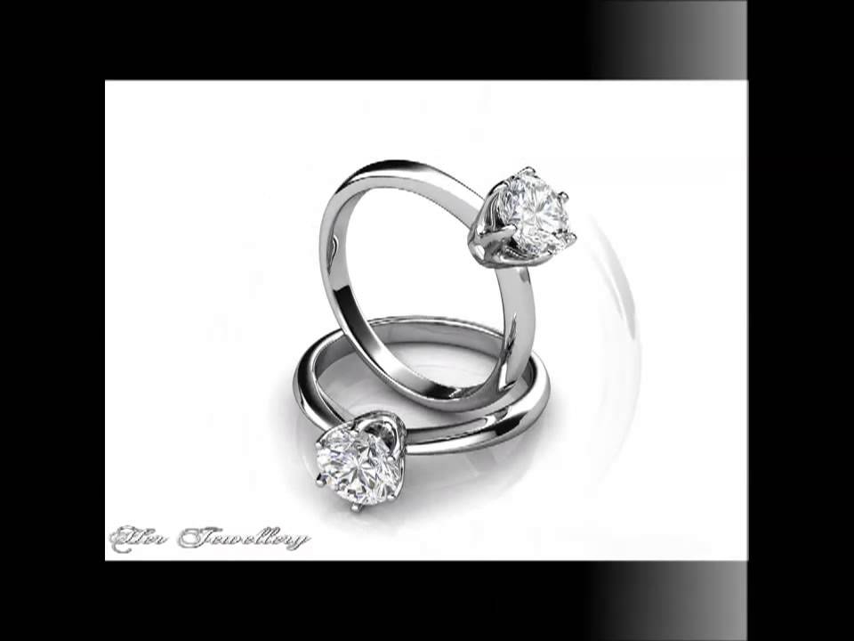 Herjewellery Solitaire Ring (Made with SWAROVSKI ZIRCONIA)
