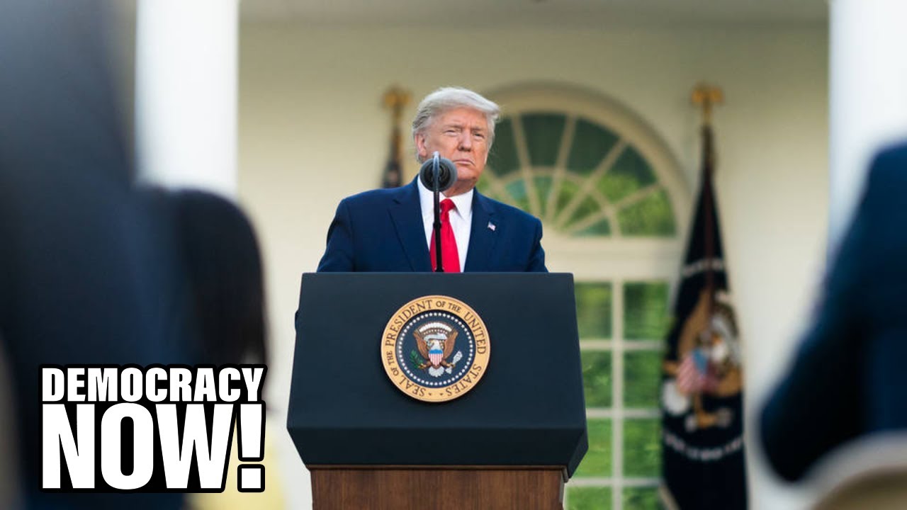 As U.S. Reels from COVID-19, Trump Backs Gilead’s Exclusive Patent on Treatment & Suspends EPA Rules
