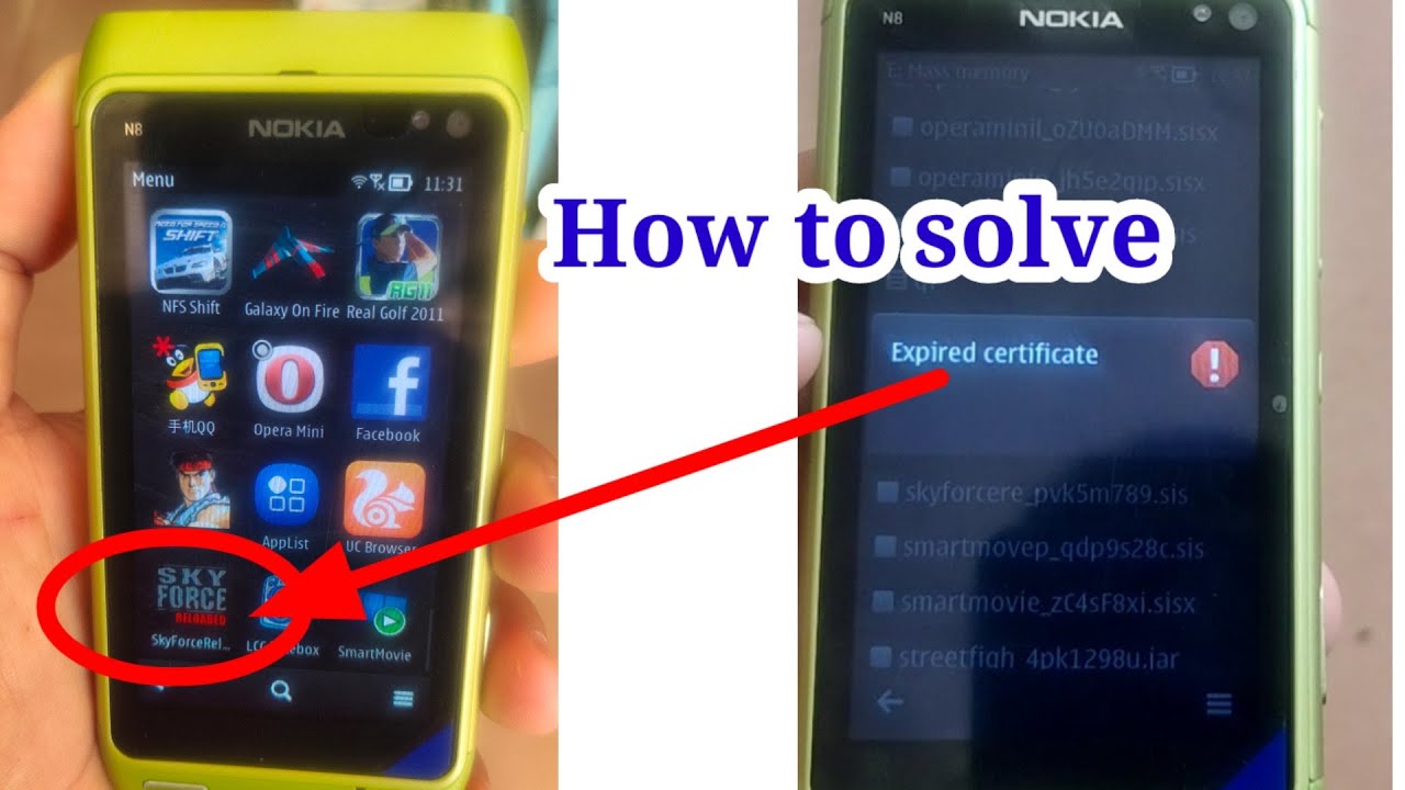 How to install Game on Nokia N8 Old Seria