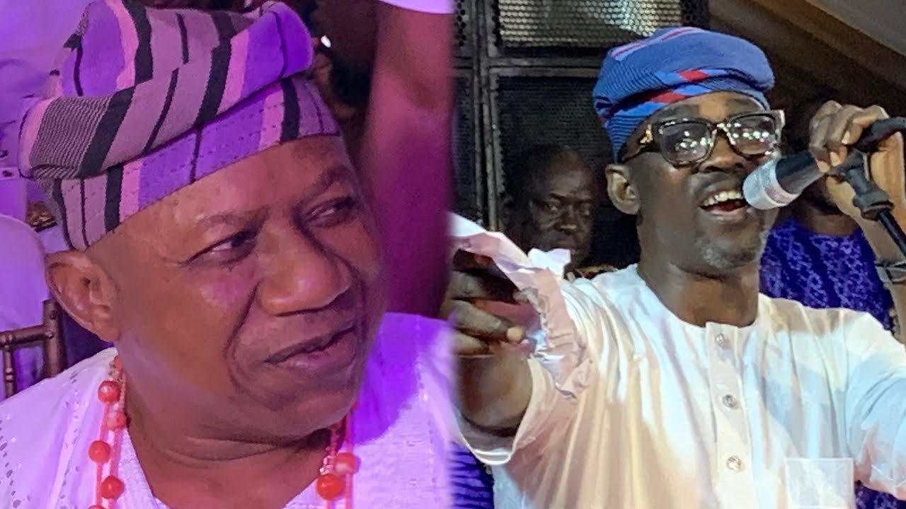 ALABI PASUMA LIGHTS UP SALISU BABY CEREMONY! SEE HOW OBA ELEWU AND GUESTS CAN’T STOP SMILING