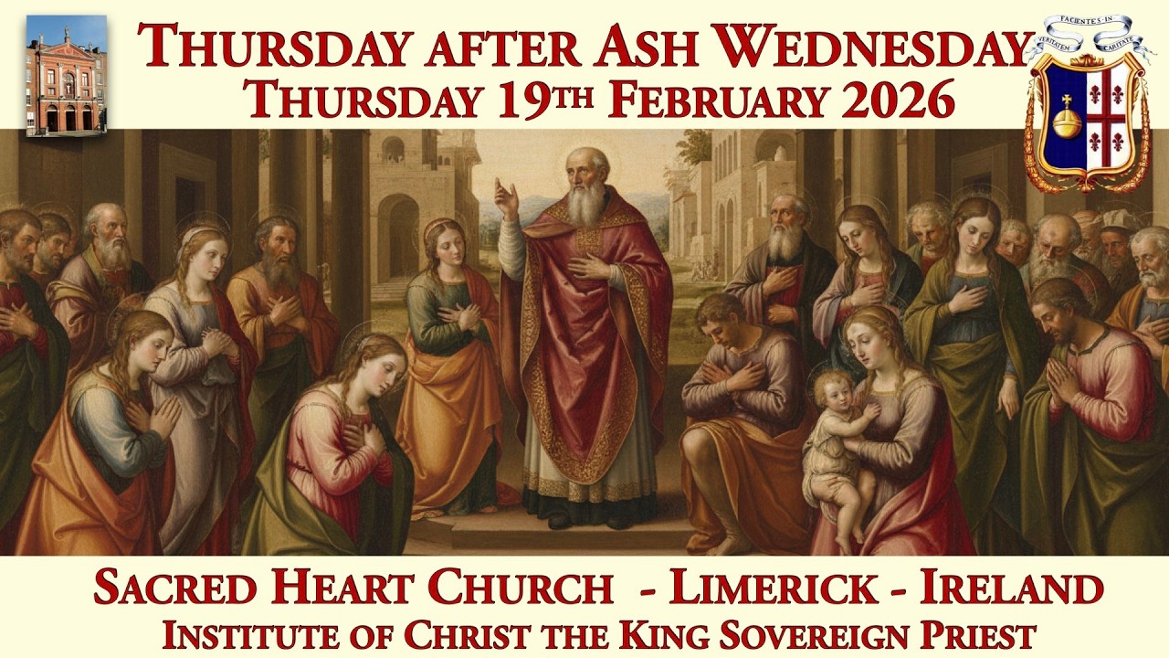 Thursday 19th February 2026: Thursday after Ash Wednesday