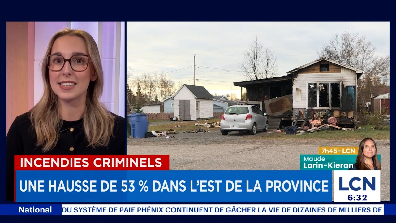 De plus en plus d’incendies criminels: +53% dans l’est du Québec