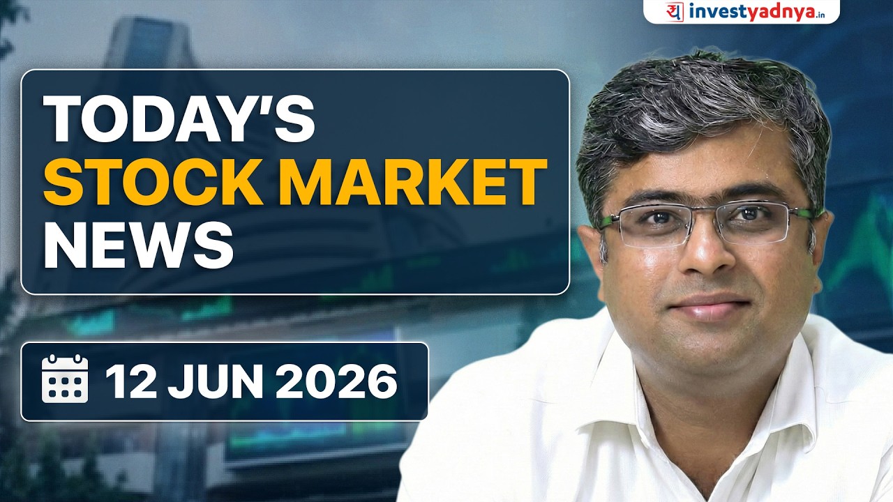 Daily Stock Market News(12-June-2026): World Bank Cuts GDP, US Inflation & EV Capex | Parimal Ade