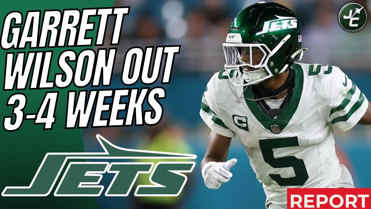 ОТЧЕТ: Гарретт Уилсон пропустит 3&ndash;4 недели из-за травмы колена | New York Jets News