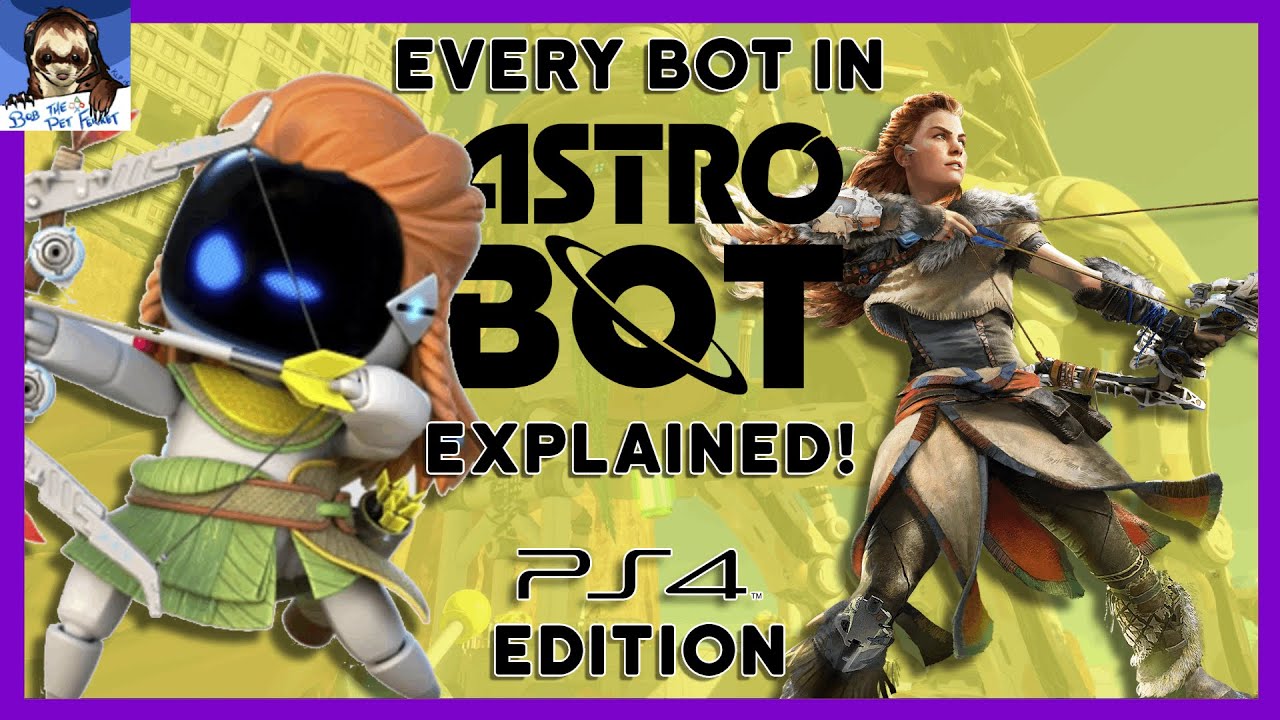 The Origins of Every Astro Bot VIP - PS4 Edition