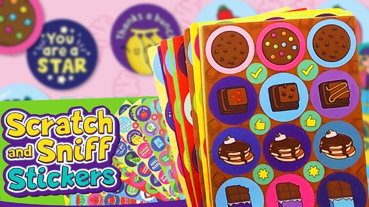 Scratch and Sniff Stickers Review 👃🍉🌷 Plus DIY Scented Mini Greeting Cards