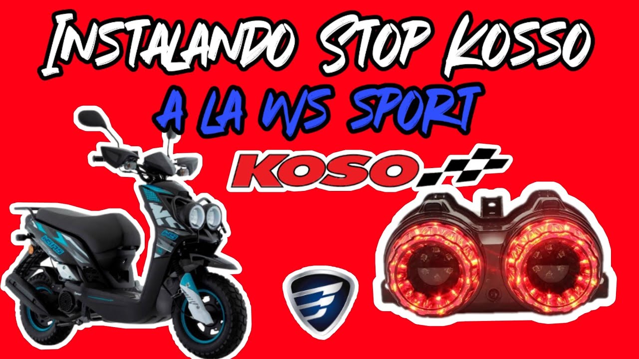 Como instalar el stop KOSO a la Iltalika WS SPORT 150 // 175