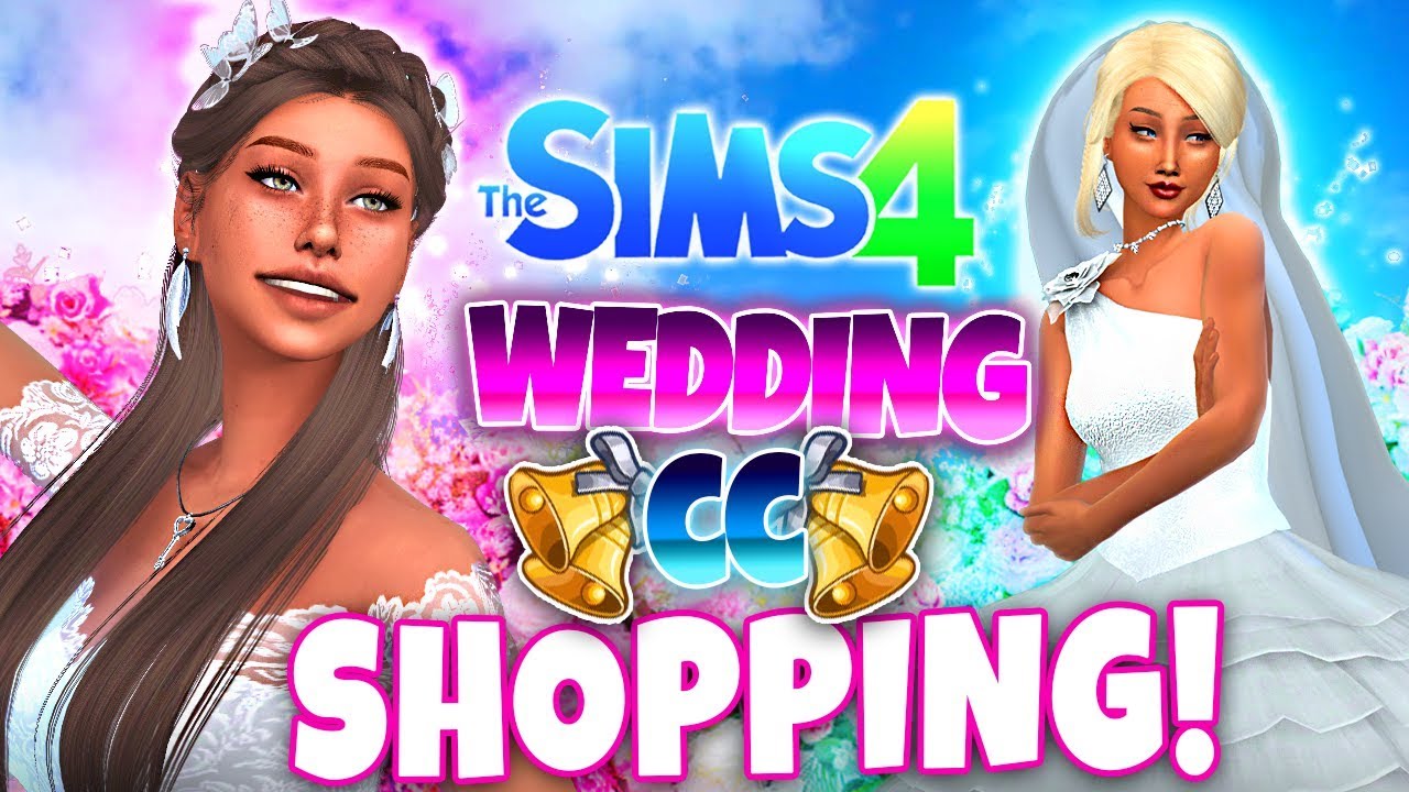 HUGE Sims WEDDING CC haul! 🎊 Which should they wear?!