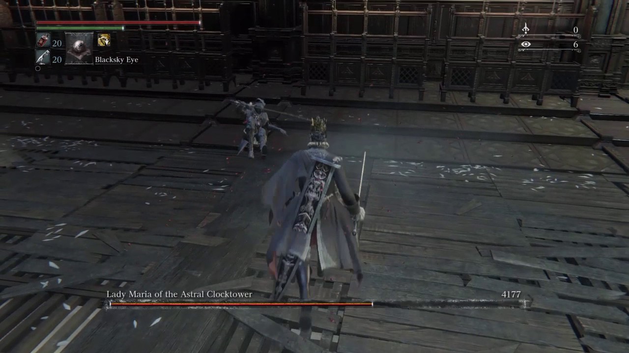 Bloodborne - Lady Maria Boss Fight (easy kill)