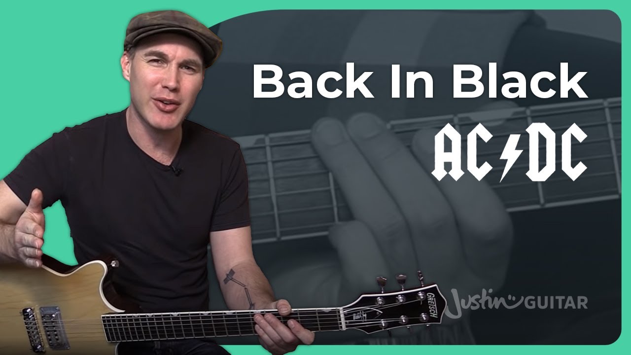 Урок игры на гитаре Back In Black | AC/DC