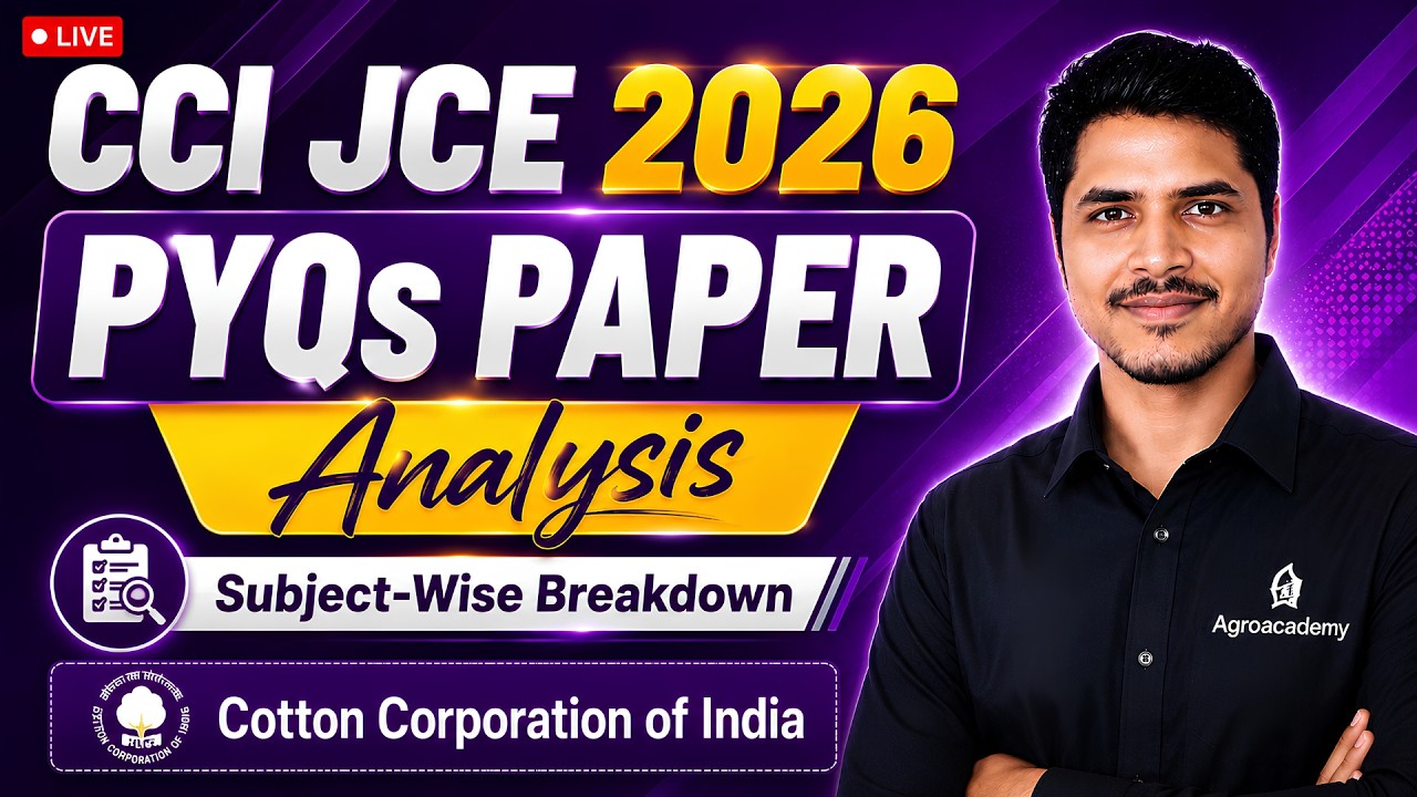 CCI JCE 2025 PYQ Paper Analysis | Subject-Wise Breakdown | Most Expected Topics | CCI 2026