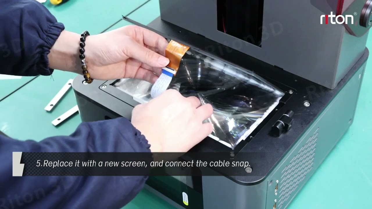 7 replacing the old screen