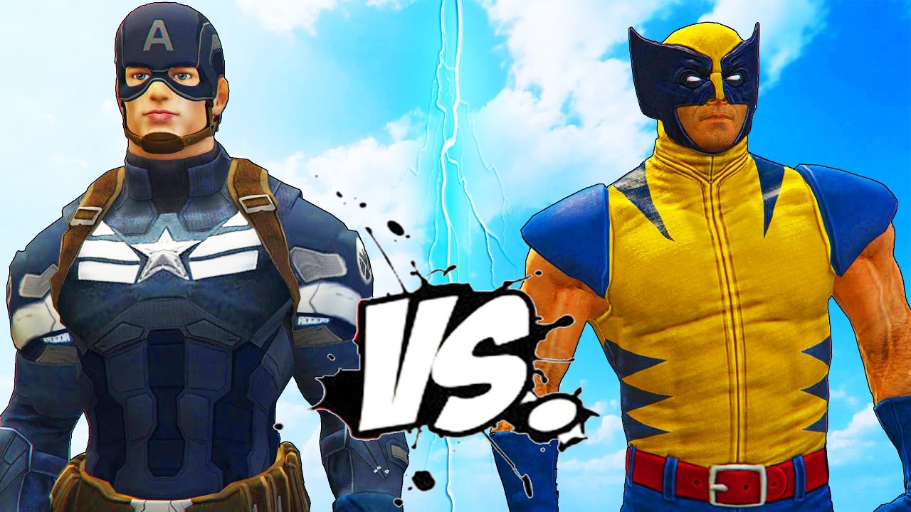 CAPTAIN AMERICA VS WOLVERINE - EPIC SUPERHEROES BATTLE
