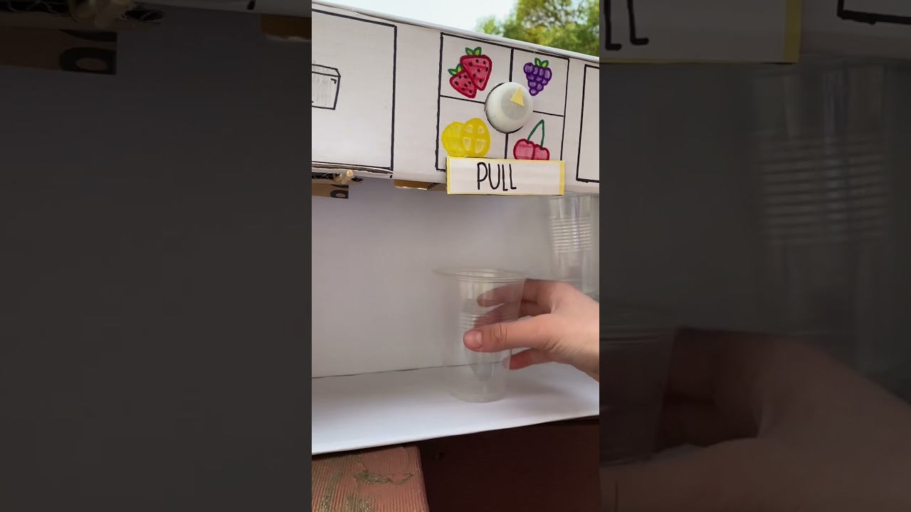 Cardboard Drink Machine?! 