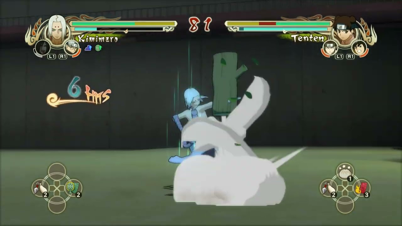 Kimimaro vs Tenten - Naruto Ultimate Ninja Storm