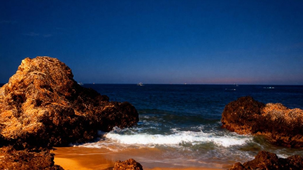 🌊 Gentle Ocean Waves Loop – Calming White Noise for Sleep